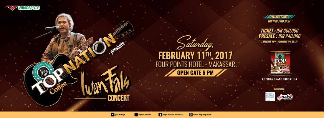 Top Nation Konser Iwan Fals  & Band di Makassar