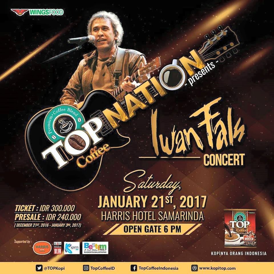 Top Nation Konser Iwan Fals  & Band di Samarinda