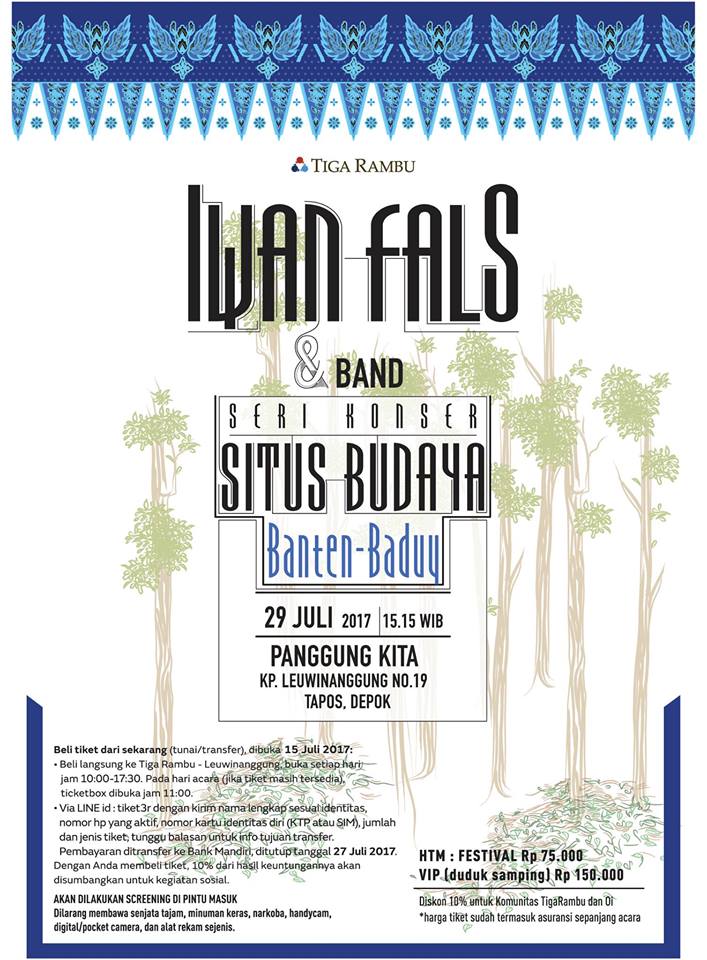 Konser Situs Budaya Banten-Baduy